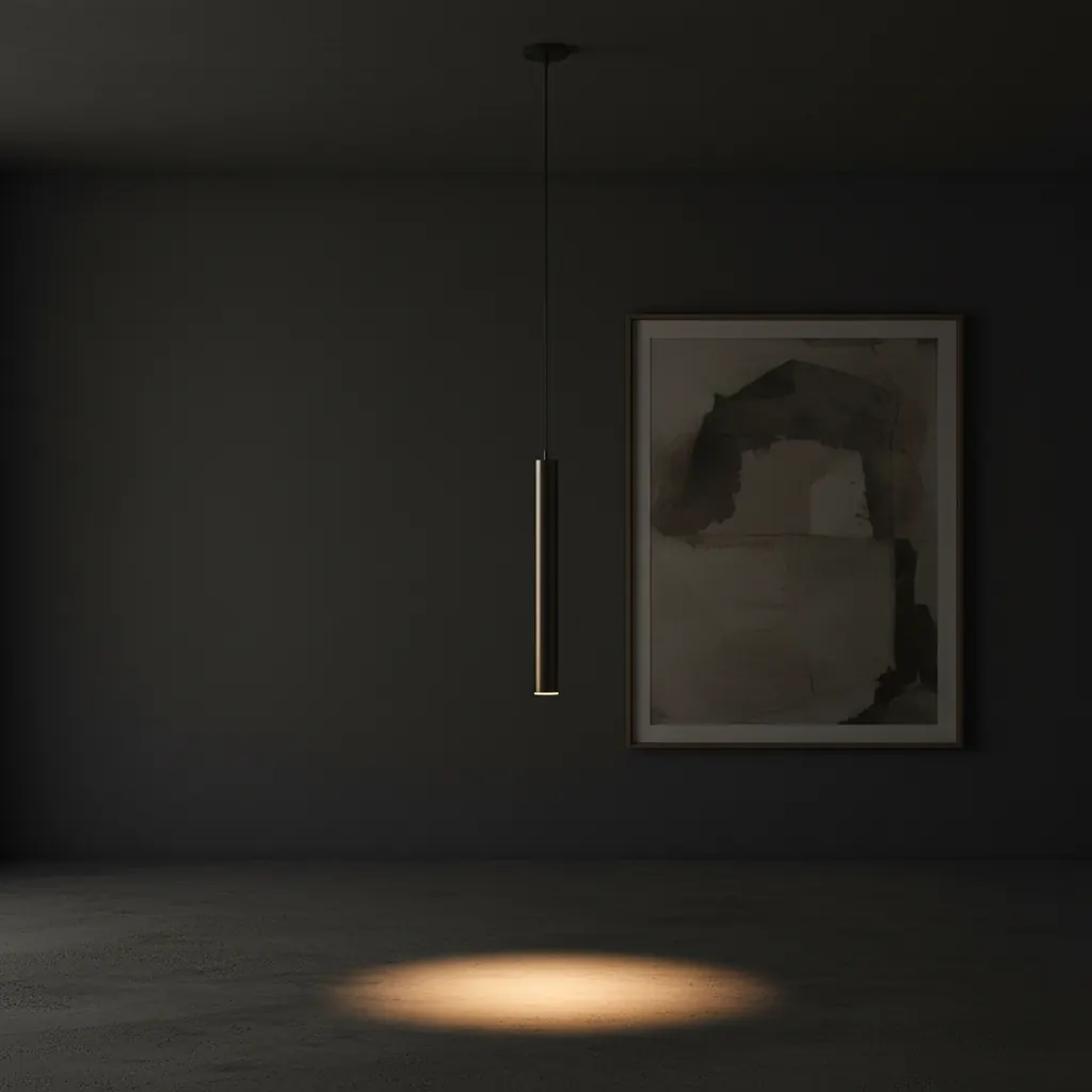 Minimalist chandelier style
